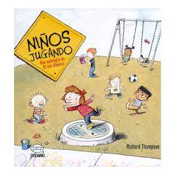 EN LAS AFUERAS . NIÑOS JUGANDO